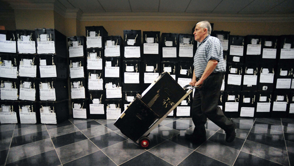 voting boxes